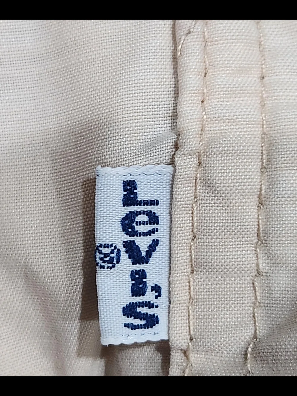 VTG LEVIS Light Beige Hooded Pullover Jacket